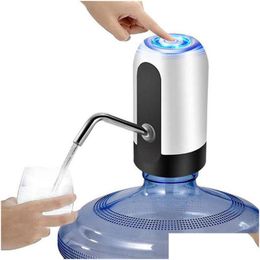 Other Kitchen Tools 3 Colors Electric Drinking Waters Bottle Pump Tool Usb Charging Portable Household Bottled Water Wireles Dhgarden Dhhkj