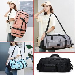 Outdoor Bags Sports Backpack For Women Tote Gym Fitness Travel Luggage Handbag Training Side Shoulder Duffle Crossbody Bag Men Suitcases