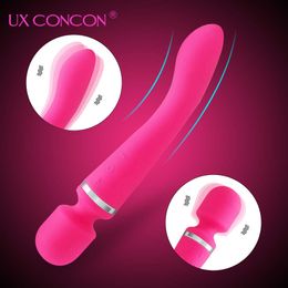 NXY Vibrators Av Magic Wand Powerful Sex Toys for Women Adult Couples 20 Speeds Body Massager g Spot Clitoris Stimulation Shop 230809