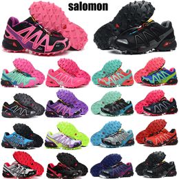 Running Shoes salomsed Speed Cross 4 Plat-Form Dark Grey Black Mens White Blue Mesh White Blue Yellow Green Men Women Casual Trainers Outdoor Sports Sneakers big size