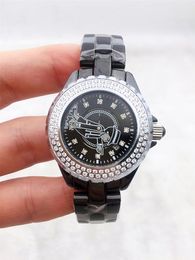Ceramic watch fashion brand 33mm water resistant wristwatches Luxury women's quartz watch fashion Gift brand luxury watch ch09