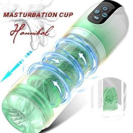 sex massagerAdult massager Hannibal 7 Rotating Sucking Water SPA Automatic Male Masturbators Real Pussy Masturbation Toys for Men Blowjob Machine3N6D