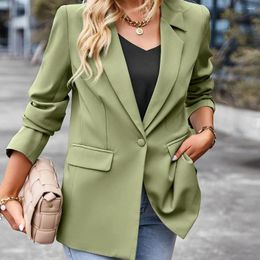 Women's Suits Casual Cardigan Loose Blazers Solid Colour Autumn And Winter All-Match Coat Professional Suit For Female 2023 Design