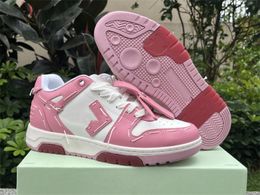 Ow Pink Line White Sb Dnks Low Designer Sports Shoes Casual Skates Outdoor Trainers Sports Sneakers Top Quality Fast Delivery With Original Box