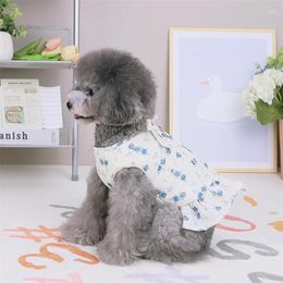 Dog Apparel Winter Dress Cute Girl Clothes Warm Cat Pet Harness Vest Skirt Maltese Yorkies Poodle Pomeranian Shih Tzu Clothing