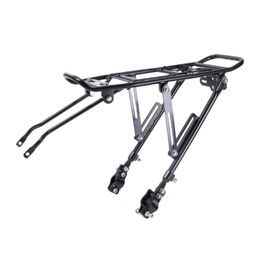 Bike Handlebars Components Rear Bicycle Rack Cargo Shelf Adjustable Cycling Luggage 230907