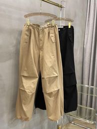 Women's Pants The Summer 2023 Low Waist Rope Paratroopers 0716