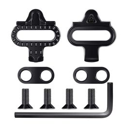 Bike Pedals Mountain Shoes Cleats for Shimano SH51 SPD MTB Multi Release Spd Pedal Cycling Clips Set Bicycle Accessories 230907