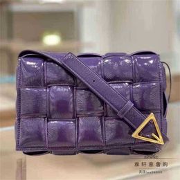Bottegass Bag Handbags Designer Purchase Cassette Bright Face Woven Pillow and One Shoulder Messenger Venetass Leather Cy
