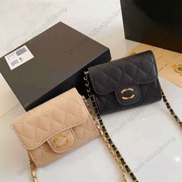 Designer Wallet Ch Bag Shop 90% Factory Hot Mini Anels Borse Chain Luxury Chain Crossbody Borsa con scatola regalo