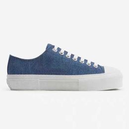 2023 Designer Women Casual Shoes Italy low-cut 1977 high top Letter High-quality Sneaker Blue Ebony Canvas Tennis Shoe Luxury Fabric Trims thick-soled Shoes