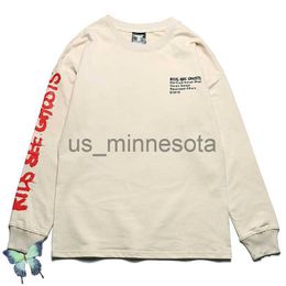 Men's Hoodies Sweatshirts 2022 Khaki Kids See Ghosts Long Sleeve T Shirt J230908