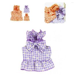 Dog Apparel Cozy Skirt Eye-Catching Decorating Pet Dress Pieces Clothes Vest Costume