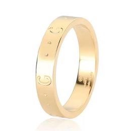 New Womens Band Rings Fashion Style Ring Designer Plain Rings Luxury Steel Engraved Letter G Mens Women Designers Jewellery Man D229288j