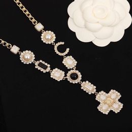 2022 Collana pendente di alta qualità con design a croce diamante bianco chamilia per le donne regalo di gioielli da sposa con timbro sulla scatola PS7166198w