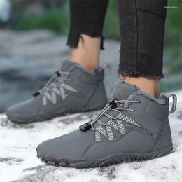 Boots Winter Hand-stitching Men's Leather Fashion Casual Men Ankle Design Outdoor Hiking Hombres Botas