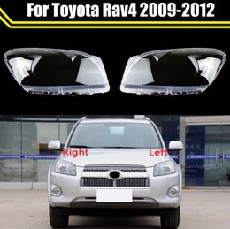 Car Replacement Lens Glass Light Lamp Headlamp Shell Transparent Lampshade Headlight Cover For Toyota Rav4 2009-2012