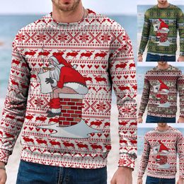 Ethnic Clothing Long Sleeve Sweatshirts Men Women Winter Christmas Top Blouse Warm Stylish Print Mens Athletic Zipper Sweatshirt