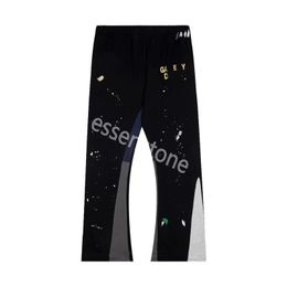 Tech Hosen Herren Jeans Herren Hosen Jogginghose Speckled Letter Print Cotton Damen-Paar Lose vielseitig lässige lockere Herbsthose Neue Style US S-2xl