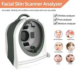 Other Beauty Equipment For Sale Light Magic Mirror Digital Facial Analysis Scanner 3D Skin Analyzer Measures Softness Moisture Oil