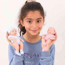 Dolls Silicone Reborn Dolls 20cm Baby Reborn Toys Waterproof Vinyl Bebe Doll Cute Mini Reborn Baby Doll For Girls Birthday Gift 230908