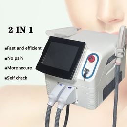 CE Approved Mini Hair Removal Pain-less OPT Laser Machine Picosecond Tattoo Pigment Removal Skin Tightening Device Multi-language Available for Commercial
