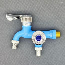 Bathroom Sink Faucets Double Outlet Faucet Water Outdoor Garden Mop Pool Tap Washing Machine Bibcock Tools Accessory