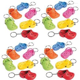 Window Stickers 1PC Cute 3D Mini EVA Beach Hole Little Croc Shoe Keychain Girl Gift Bag Accessories Decoration Keyring Floating Key Chain