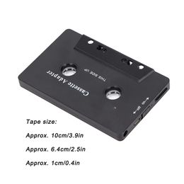 Blank Disks Car Audio Bluetooth Wireless Cassette Receiver Tape Player 50 Aux Adapter Black 230908