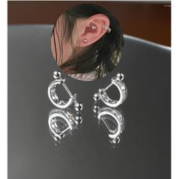 Dangle Earrings Ovxxons 1 Pair Hollow Love Stud For Women 2023 Niche Design Sense Of Light Luxury Summer Ear Bone