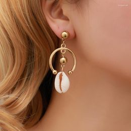 Dangle Earrings 2023 Fashion Jewellery For Women Natural Conch Earrng Summer Beach Vintage Long Tassel Shell Earring Accessories Mujer