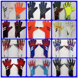 New Goalkeeper Gloves Finger Protection Professional Men Football Gloves Adults Kids Thicker Goalie Soccer glove249Q