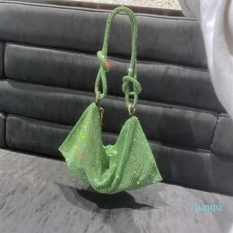 2022- Bag Solid Handbag cross Body Bags Green Purse Hand Carry Small Bag Telescopic Handle Horizontal Square Wallet176i