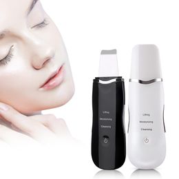 Face Care Devices Rechargeable Ultrasonic Face Cleaning Skin Scrubber Cleanser Vibration Blackhead Removal Pore Peeling Ultrasound machine 230908