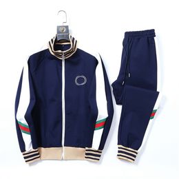 mens tracksuits summer casual fashion Designer tracksuitsr tops men pants jogging breathable sportswear two-piece