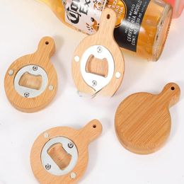 UPS Customise Logo Wood Beer Opener with Magnet Wooden and Bamboo Refrigerator Magnet Magnetic Bottle Openers 9.8