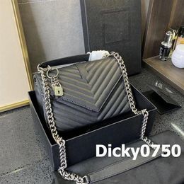 Designer Handbags Bags Genuine leather handbag chain locks messenger bag Luxury Purse crossbody shoulder women dicky0750 fashion l198W