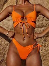 Women's Swimwear Women's Swimwear Sexy Micro Bikini Woman Swimsuit 2023 Push Up Women Summer Thong Set Swimming for Female Bathing Suit Beach Wear 230111L230909