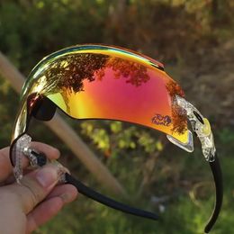 High Quality Outdoor Eyewear Cycling Sunglasses Lens Sports Men Women Glasses Road Bike Bicycle Ladies Goggle Tour de France Comme306B