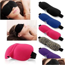 Sleep Masks 3D Mask Natural Slee Eye Eyeshade Er Shade Blindfold Travel Eye6 Colour Drop Delivery Health Beauty Vision Care Dhh4Z