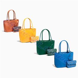 Luxury Genuine Leather Mini weekend bags shopping Designer double sided clutch bag totes beach fashion Shoulder handbag women famo2912