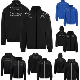 2023 F1 Hoodie Jacket Formula 1 Sweatshirt Motorsport Team Uniform Men's Hooded Jacket Custom F1 Racing Zipper Jackets Windbr319H