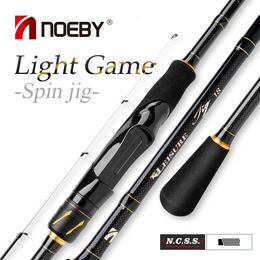 Boat Fishing Rods Noeby Light Jig Spinning Rod 1.98m 2.13m 2.29m Lure Weight 2 8g 3 12g 4 18g Fast for Perch Trout Zander 230909