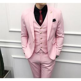 Suit Men Brand New Slim Fit Business Formal Wear Tuxedo High Quality Wedding Dress Mens Suits Casual Costume Homme199U