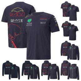 Formula 1 T-shirts F1 Team Polo Shirts T-Shirt 2023 Summer New Racing Fans Outdoor Extreme Sports Bystander T-Shirt F1 Zip Up Hood2318