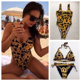 High Quality Designer Ladies Summer Beach One Set Bikini Underwear Swimwear Womens Swimsuit Sexy Bathing Suits Sexy One-piece Swim2510