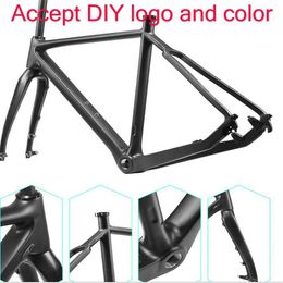 bike frames disc carbon bike frameset T1100 1k or ud cycling frame made in china268D