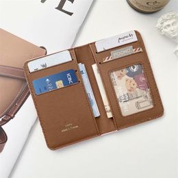 Designer Old flower Chequered Card Holder man business Famous Men Women luxury Short wallet pu credit mini Small wallets pocket pu188u