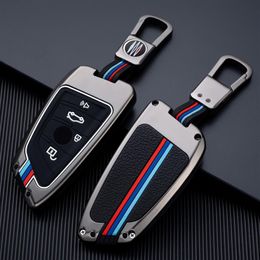 Car Key Case Cover Fob Key Bag Styling Car Accessories Keychain Suit For BMW 2 3 5 7 Series 6GT X1 X3 X5 X6 F45 F46 G20 G30 G32 G1247J