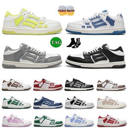 ammiris top low skeleton platform casual shoes sneakers panda black white pink pine green light bone designer lows loafers og aiviiri trainers sports